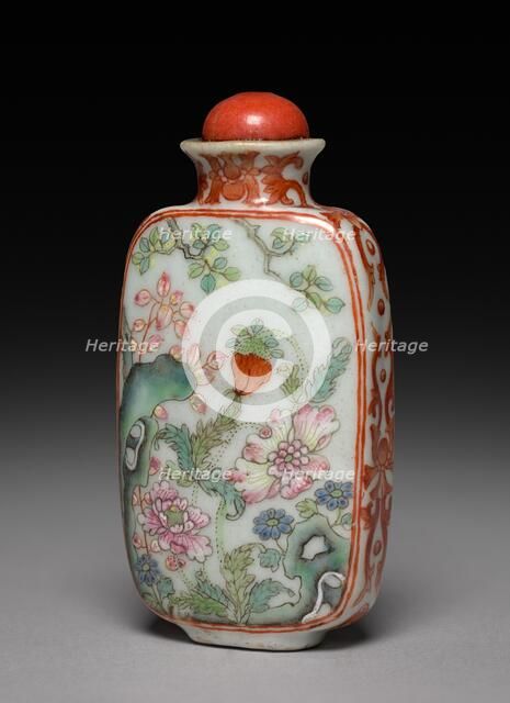 Snuff Bottle with Stopper, 1736-1795. Creator: Unknown.