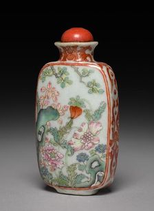 Snuff Bottle with Stopper, 1736-1795. Creator: Unknown