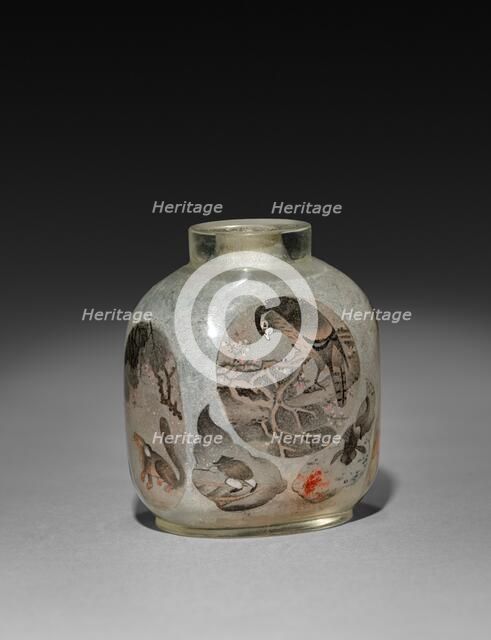 Snuff Bottle with Stopper, 1736-1795. Creator: Unknown.