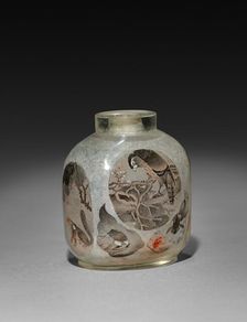 Snuff Bottle with Stopper, 1736-1795. Creator: Unknown