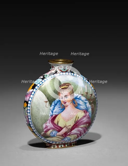 Snuff Bottle with Stopper, 1736-1795. Creator: Unknown.