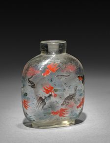 Snuff Bottle with Stopper, 1736-1795. Creator: Unknown