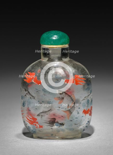 Snuff Bottle with Stopper, 1736-1795. Creator: Unknown.