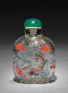 Snuff Bottle with Stopper, 1736-1795. Creator: Unknown