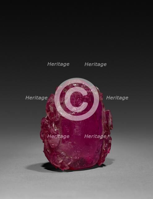 Snuff Bottle with Stopper, 1800s. Creator: Unknown.