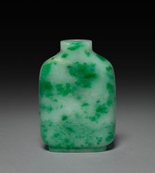 Snuff Bottle with Stopper, 1800s. Creator: Unknown
