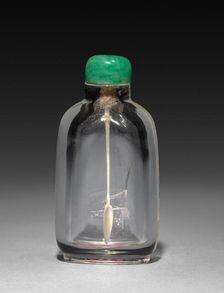 Snuff Bottle with Stopper, 19th-early 20th century. Creator: Unknown