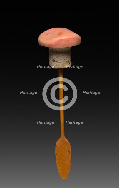 Snuff Bottle with Stopper (stopper), 1723-1735. Creator: Unknown.