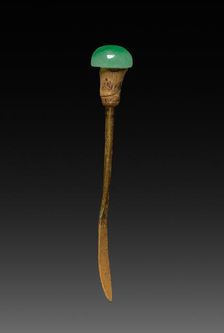 Snuff Bottle with Stopper (stopper), 1736-1795. Creator: Unknown