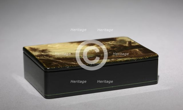 Snuff Box, 1800s. Creator: Lukutin Factory (Russian).