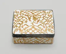 Snuff Box, Meissen, c. 1740. Creator: Christoph Conrad Hunger