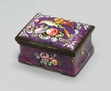 Snuff Box, Bilston, c. 1775. Creator: Unknown
