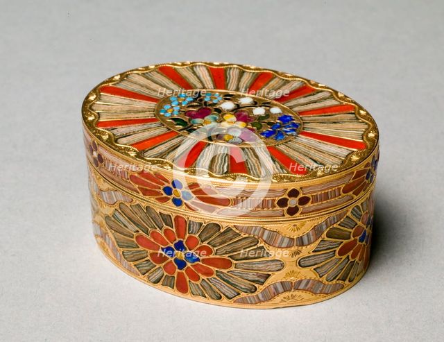 Snuff Box, c. 1780-1790. Creator: Johann Christian Neuber (German, 1736-1808).