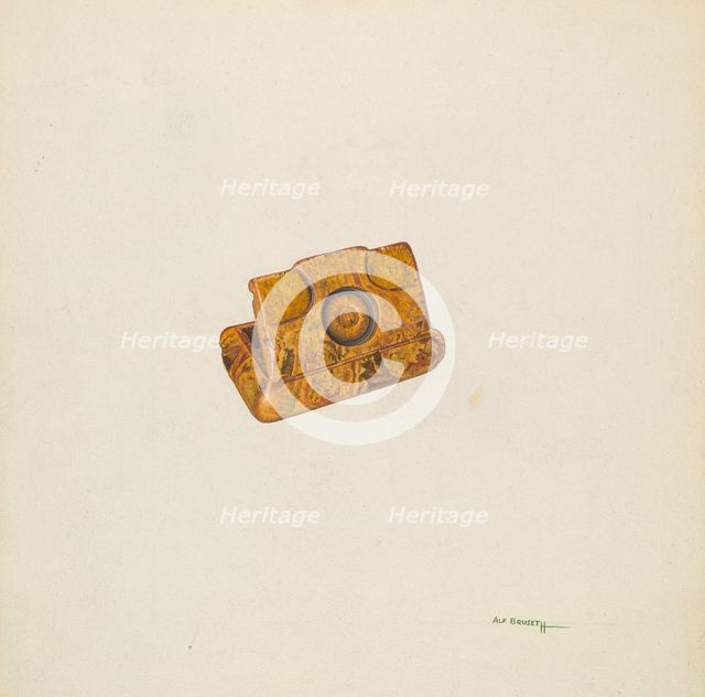 Snuff Box, c. 1940. Creator: Alf Bruseth.