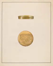Snuff Box, c. 1936. Creator: Madeline Arnold