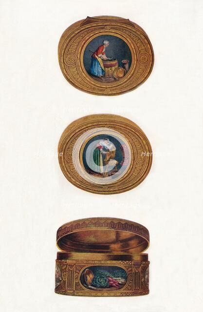 'Snuff-Box', c1740, (1918). Artists: Jean-Simeon Chardin, Godefroy.