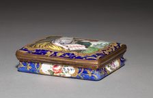Snuff Box, late 1700s. Creator: South Staffordshire Factory (British)
