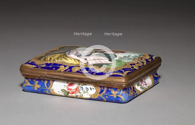 Snuff Box, late 1700s. Creator: South Staffordshire Factory (British).