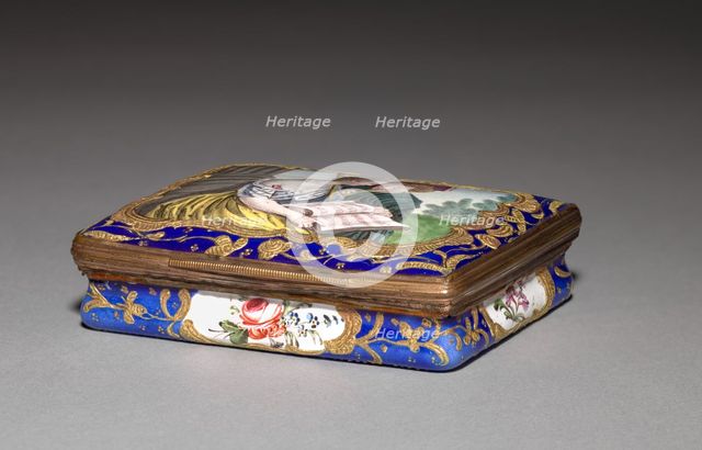 Snuff Box, late 1700s. Creator: South Staffordshire Factory (British).