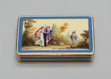 Snuff Box, Switzerland, c. 1800/10. Creator: Unknown