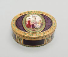 Snuff Box: Sacrifice of Cupid, France, 1850/99. Creator: Unknown