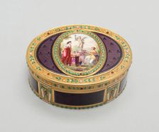 Snuff Box: Sacrifice of Cupid, France, 1850/99. Creator: Unknown