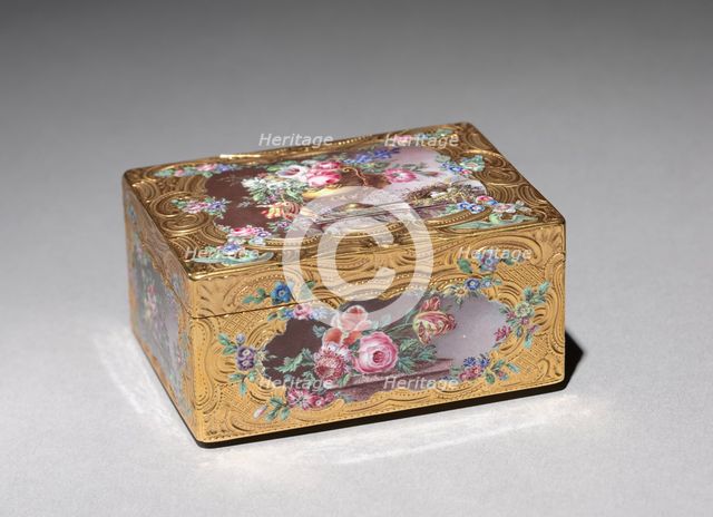 Snuff Box (Tabatière), 1756-1757. Creator: Francois Guillaume Tiron (French).