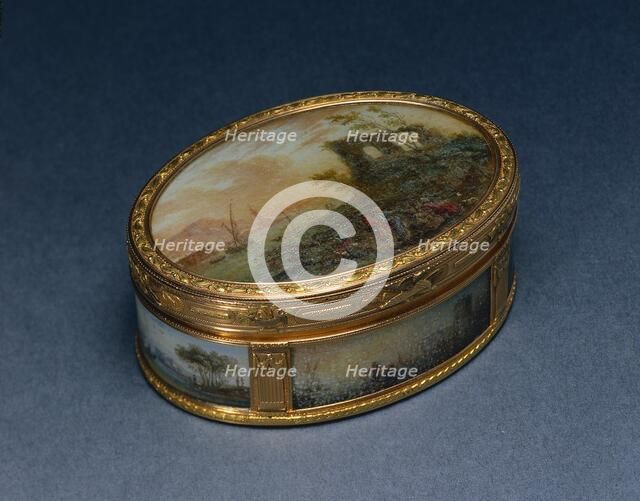 Snuff Box (Tabatière), 1768-1769; 1776-1778. Creator: Pierre-Nicholas Pleyard (French).
