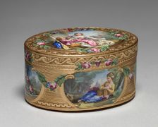Snuff Box (Tabatière), 1761-1762. Creator: Francois Guillaume Tiron (French)