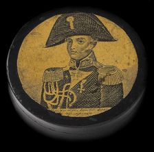 Snuff box with Portrait of Alexander Ivanovich Kazarsky (1797-1833), First quarter of 19th cen