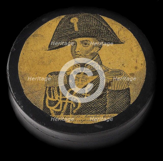 Snuff box with Portrait of Alexander Ivanovich Kazarsky (1797-1833), First quarter of 19th cen.