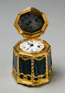 Snuff Box with Watch Movement (Bonbonnière), c. 1750. Creator: Unknown