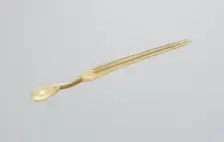 Snuff Spoon/Comb, late 1800s. Creator: Unknown