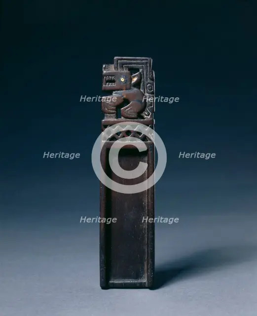 Snuff Tablet, Recuay style (1-650). Creator: Unknown.
