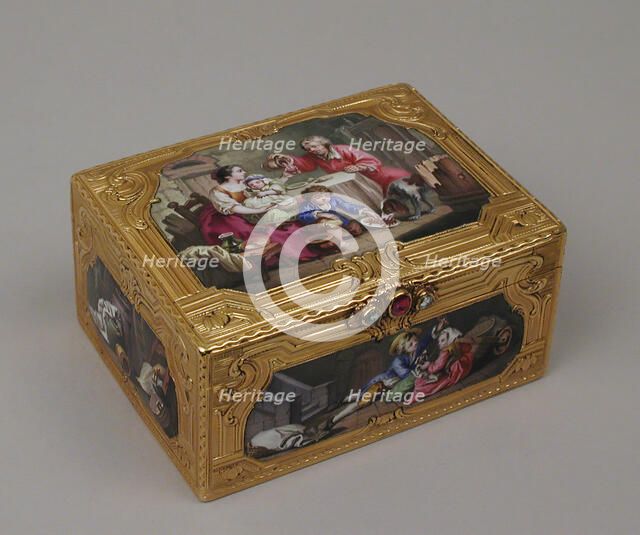 Snuffbox, 1759-60. Creator: Mathieu Coiny fils.