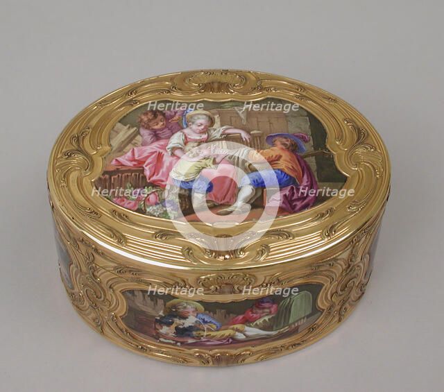 Snuffbox, 1759-60. Creator: Jean-Charles-Simphorien Dubos.