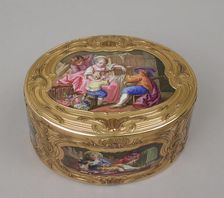 Snuffbox, 1759-60. Creator: Jean-Charles-Simphorien Dubos