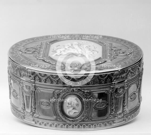 Snuffbox, ca. 1770. Creators: PMC, Philippe Ernst Schindler.