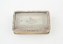 Snuffbox, Birmingham, c. 1898/99. Creator: George Unite