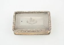 Snuffbox, Birmingham, c. 1898/99. Creator: George Unite