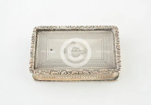 Snuffbox, Birmingham, c. 1898/99. Creator: George Unite.