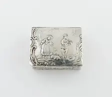 Snuffbox, Europe, c. 1870. Creator: Unknown
