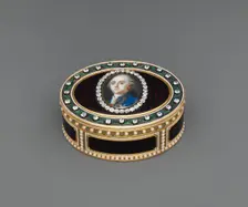 Snuffbox with portrait of Louis XVI (1754-1793), King of France, 1779-80. Creator: Joseph Etienne Blerzy