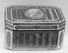 Snuffbox with portrait of Louis XVI (1754-1793), King of France, ca. 1790. Creator: Unknown