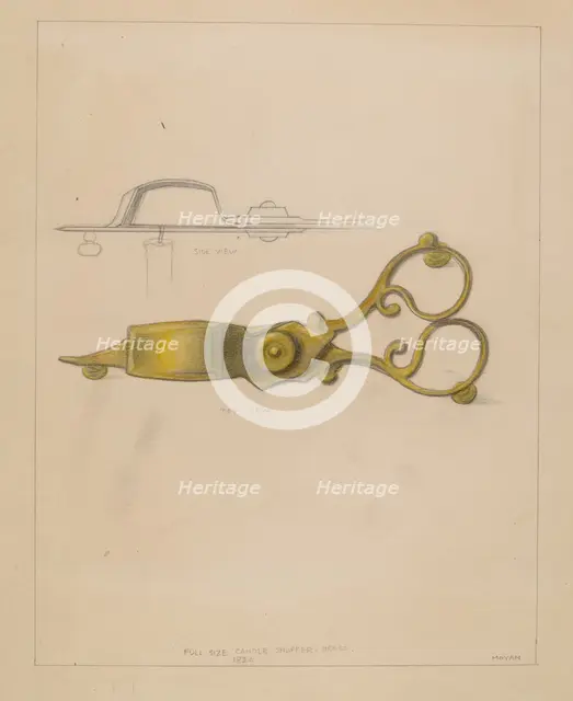 Snuffer, 1935/1942. Creator: Franklin C. Moyan.