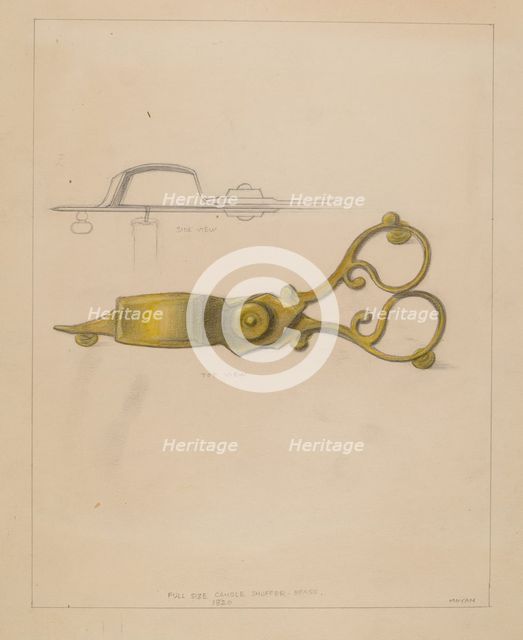 Snuffer, 1935/1942. Creator: Franklin C. Moyan.