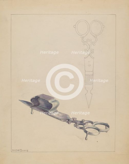 Snuffer, 1935/1942. Creator: Hester Duany.