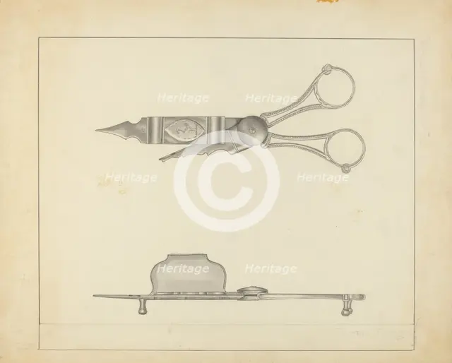 Snuffer, 1935/1942. Creator: Michael Fenga.