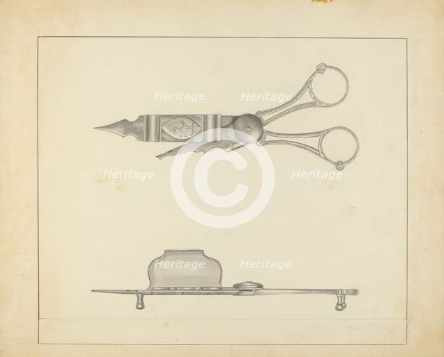 Snuffer, 1935/1942. Creator: Michael Fenga.