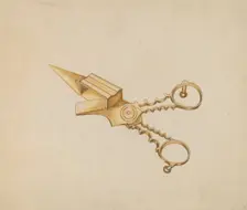 Snuffer, c. 1936. Creator: Hester Duany